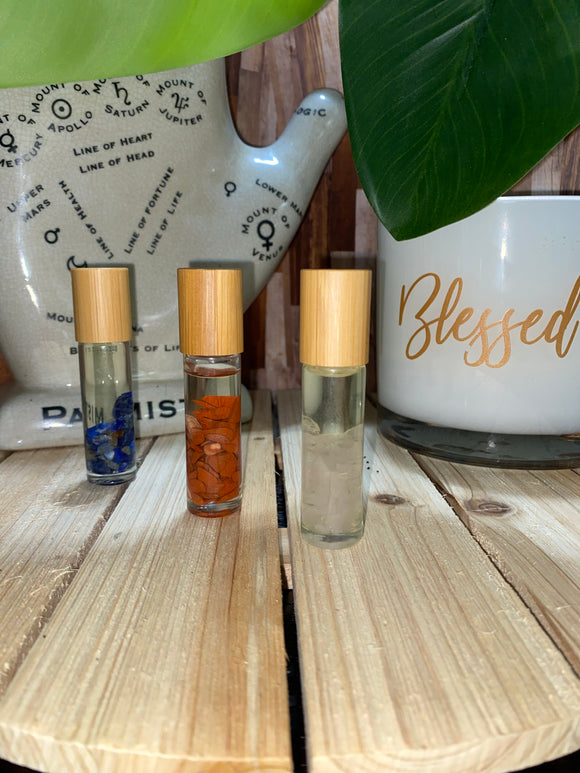 CRYSTAL INFUSED BODY OILS